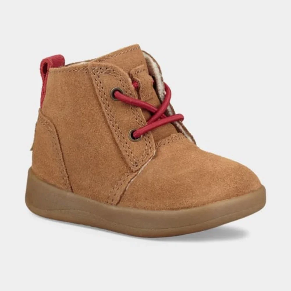 NIB UGG‎ INFANT KRISTJAN CHUKKA SUEDE CHESTNUT BOOTS BOOTIES